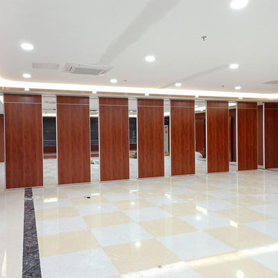 satın al Akustik Banket Salonu Hareketli Bölme Duvar Bölücü Ahşap Kaydırıcı Bölme Sistemi online manufacture