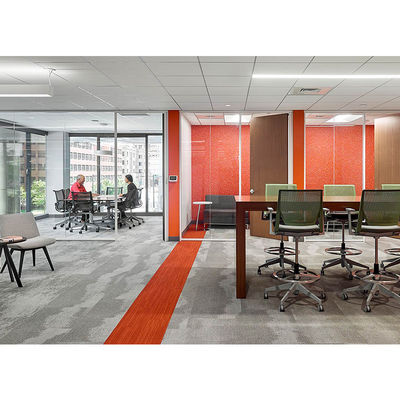 İyi bir fiyat. Acoustic Office Glass Partition Wall with Wooden Finish and Stainless Steel 304# Accessories for Sound Insulation and Fire-Rated Safety çevrimiçi