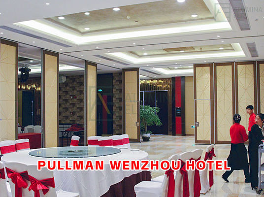 İyi bir fiyat. Pullman Wenzhou Oteli: Ziyafet Salonları ve Sergi Salonları için STC Derecesi 42-56dB ve 105CM Kalınlığında Akustik Hareketli Bölme Duvar çevrimiçi