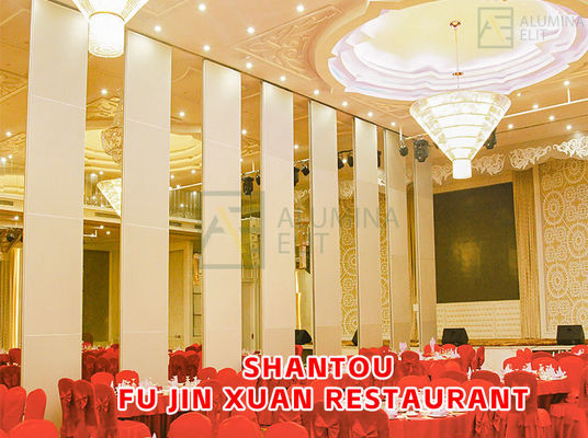 İyi bir fiyat. Shantou Fu Jin Xuan Restoranı: 68CM Kalınlığında, 800N Sızdırmazlık Gücüne ve 40N/m Manyetik Çekime Sahip Ses Geçirmez Sürgülü Hareketli Bölme Duvarı çevrimiçi