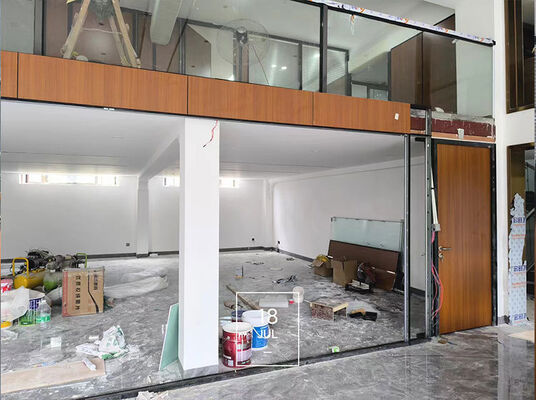 İyi bir fiyat. Customized Soundproof Partition with 6061-T6 Profiles and Q235 Steel Frame for Office Spaces çevrimiçi