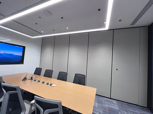 İyi bir fiyat. Commercial-Grade Movable Partition Wall with Galvanized Square Tube Keel Fold-Away and Suspending Design çevrimiçi