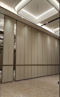 Toplantı Salonu MDF Hareketli Katlanabilir Bölme, Otel Bölme Duvarları ISO9001 SGS