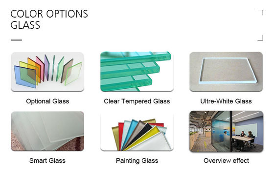 İyi bir fiyat. Top Desteklenen Modern Estetik Ofis Alan Optimizasyonu ile Cam Bölme Duvarı çevrimiçi