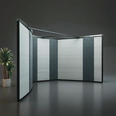 Ofis Gizliliği Ses Dayanıklı Bölmeler 89cm Kalınlık Panel OEM ODM Hizmetleri