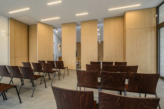 Akustik İşletilebilir Bölmeler çeşitli uygulama senaryoları için uygun özel hareketli bölmeler duvar