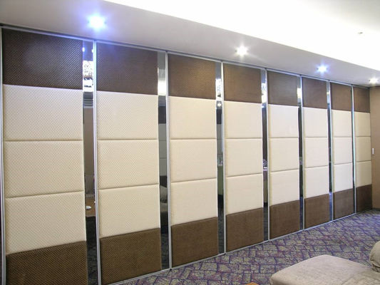 AE Özel taşınabilir bölmeler duvar otel ziyafet salonu katlanabilir teleskopik bölme ahşap kaplama